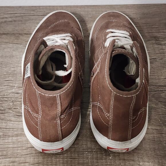 Vans Gilbert Crockett High Decon Men’s Skate Shoes Sneakers Size 9 Brown - Picture 8 of 9